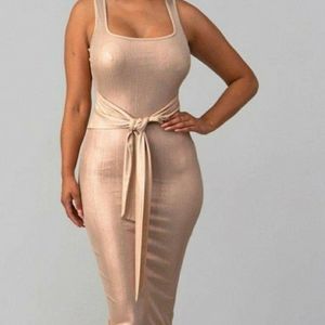 Matalic gold maxi